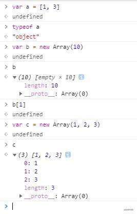 探究 JavaScript 中的 Array